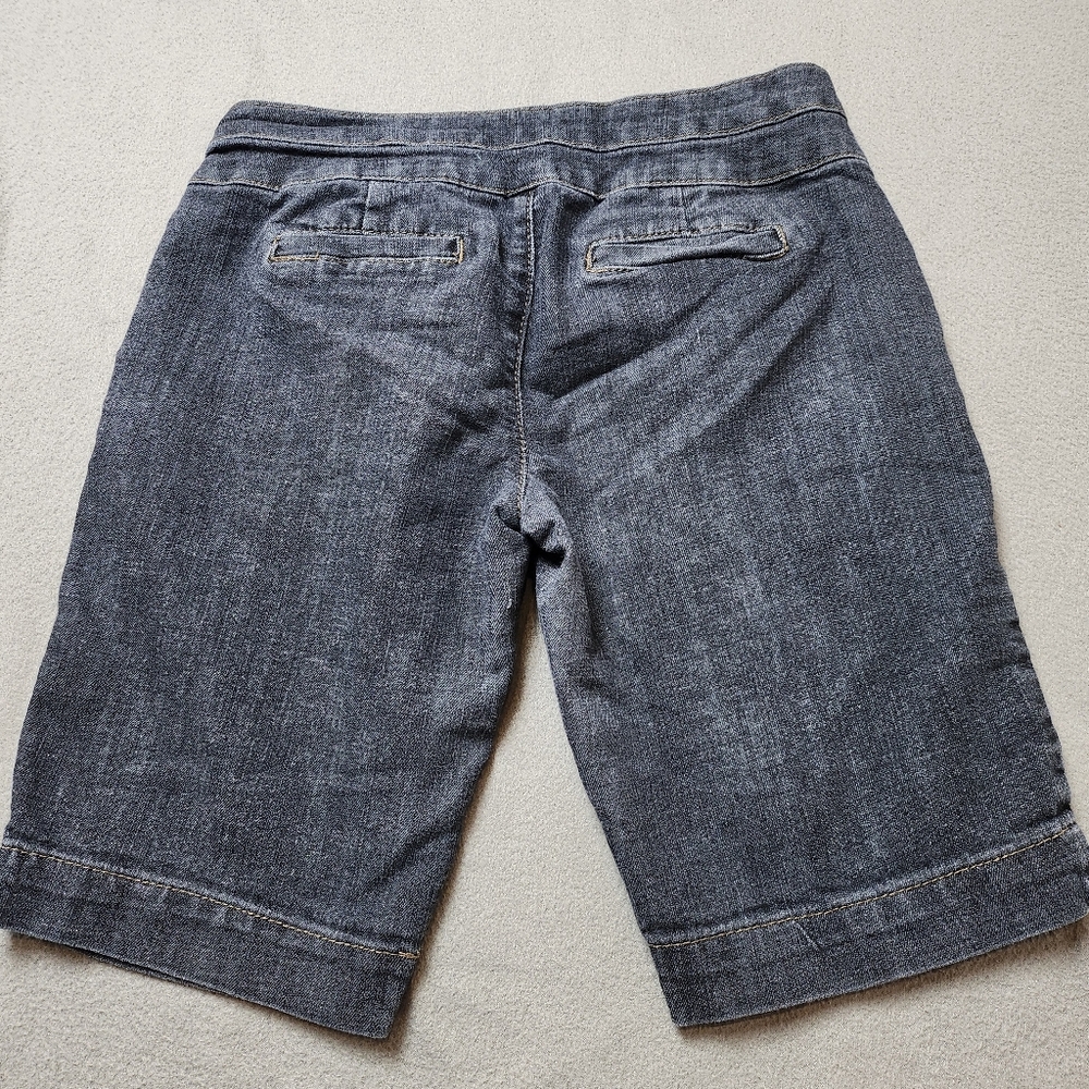 Kismet Jean Bermuda shorts Women's Dark Wash Denim Shorts Sz 8 - Picture 6 of 11